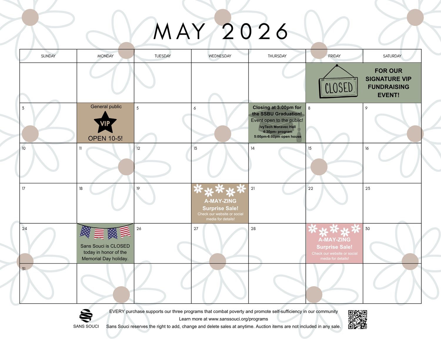 May 2026 Calendar